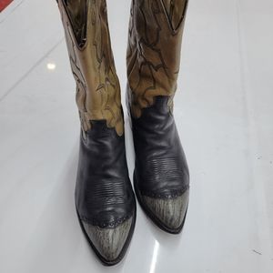 Vintage wingtip cowboy boots